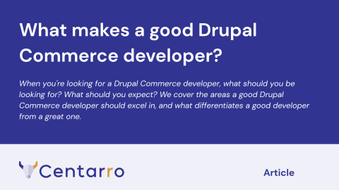 What makes a good Drupal Commerce developer? - Article