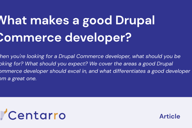 What makes a good Drupal Commerce developer? - Article